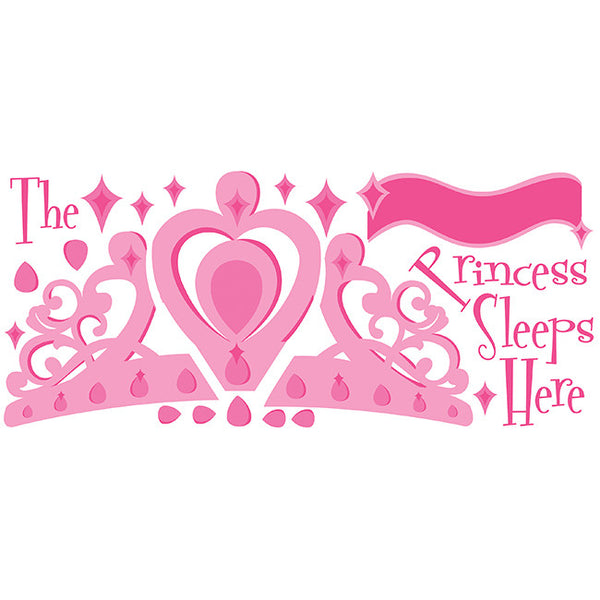 York Wallpaper RMK1787GM Princess Sleeps Here