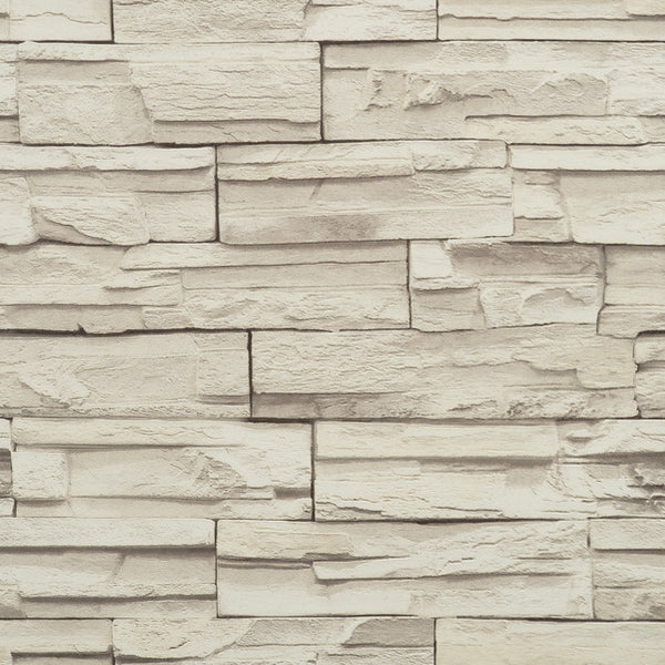 York RN1040 Modern Rustic Travertine Wallpaper
