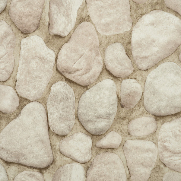 York RN1066 Modern Rustic River Rock Wallpaper