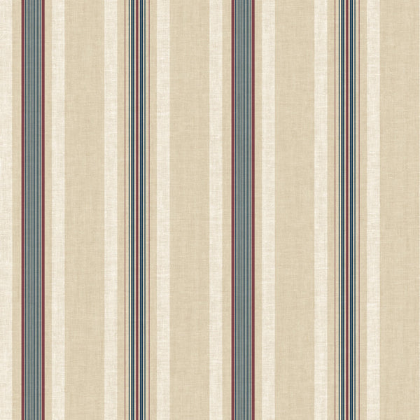 York SA9125 Ashford Stripes Multi Pinstripe Wallpaper