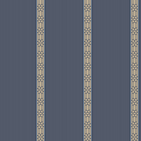 York Wallpaper SA9208 Ashford Stripes Oriental Banding Stripe