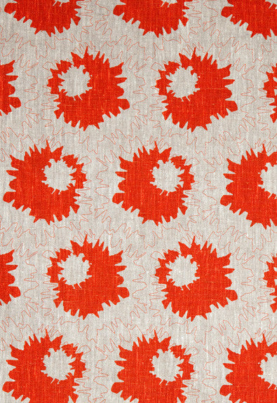 FSchumacher Fabric SALLY-FIRE Sally Fire