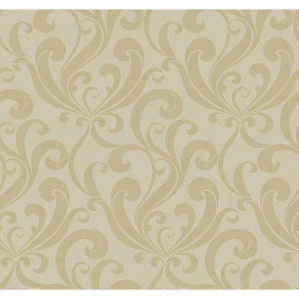 York SS4397 Metallics Book Allover Scroll Wallpaper