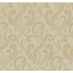 York SS4397 Metallics Book Allover Scroll Wallpaper