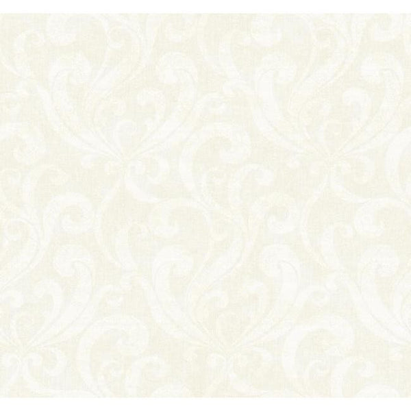 York SS4399 Black & White Book Allover Scroll Wallpaper