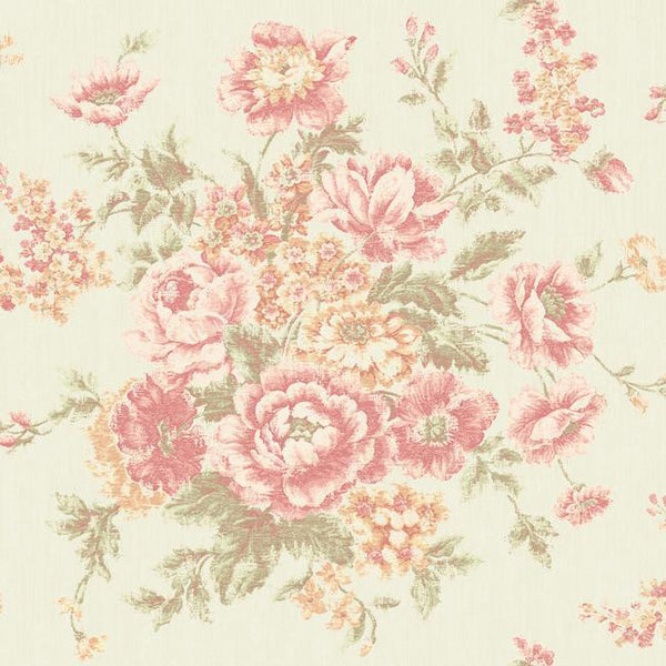 York VR3402 Rhapsody Rose Tapestry Wallpaper