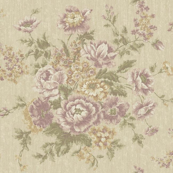 York VR3405 Rhapsody Rose Tapestry Wallpaper