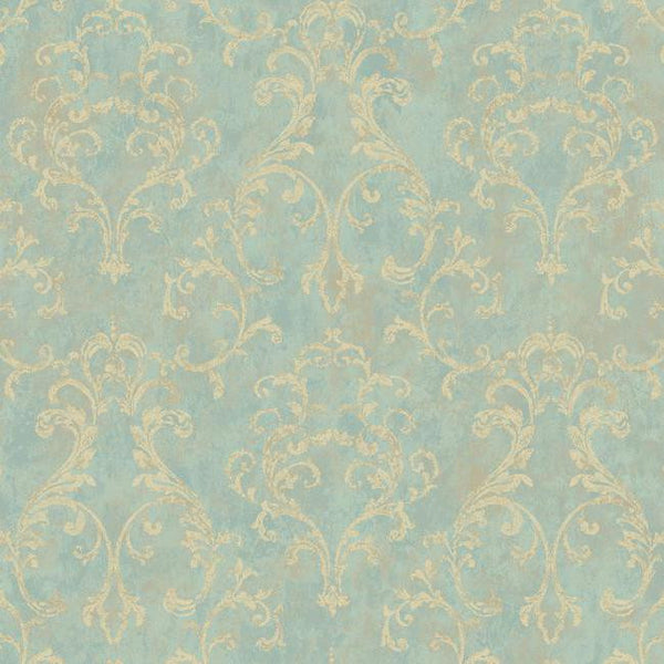 York VR3481 Rhapsody Small Scroll Wallpaper