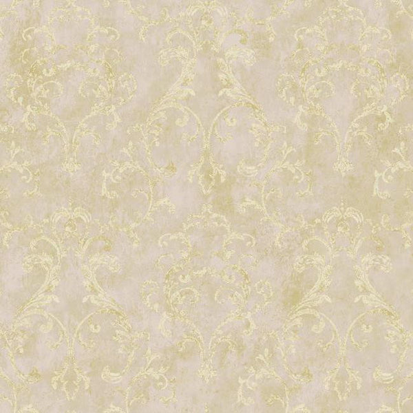 York VR3488 Rhapsody Small Scroll Wallpaper