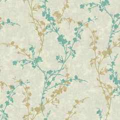 York WB5443 Botanical Fantasy Delicate Floral Branch Wallpaper