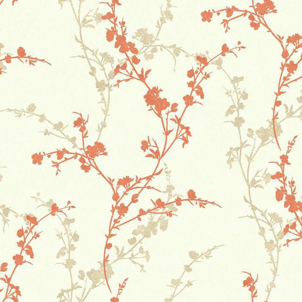 York WB5445 Botanical Fantasy Delicate Floral Branch Wallpaper