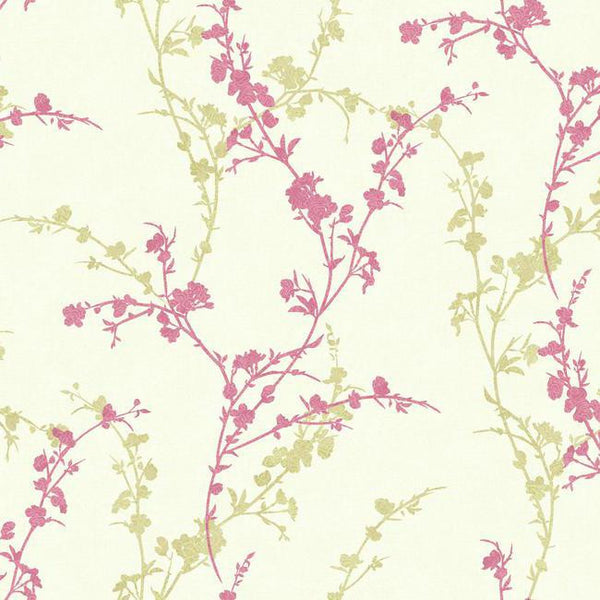 York WB5448 Botanical Fantasy Delicate Floral Branch Wallpaper