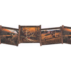 York Wallpaper WD4105B Border Portfolio II Whitetail Framed Deer Border
