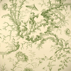 Scalamandre Wallpaper WP81561-005 Pillement Toile Sage