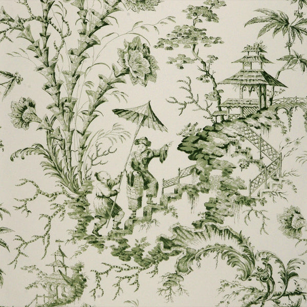 Scalamandre Wallpaper WP81561-009 Pillement Toile Fern