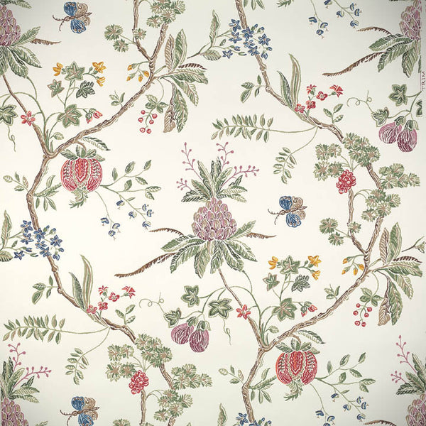 Scalamandre Wallpaper WP81581-001 La Perouse White