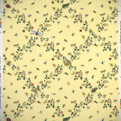 Scalamandre Wallpaper WP81595-003 Jour De Juin Multi On Pollen