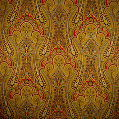 Scalamandre Wallpaper WP81641-001 O'marra Brown, Gold, Red