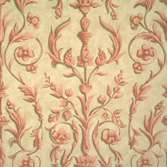 Scalamandre Wallpaper WP81644-003 Arabesque Corals On Sand Fresco