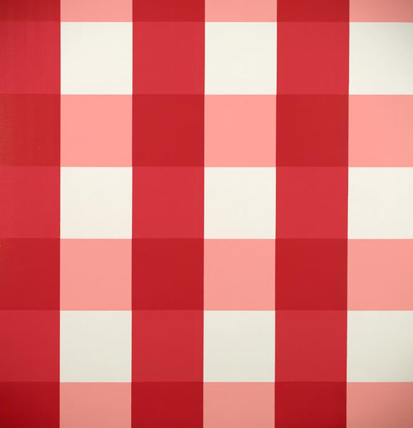 Scalamandre Wallpaper WP88203-002 Gertrude's Plaid Red Plaid