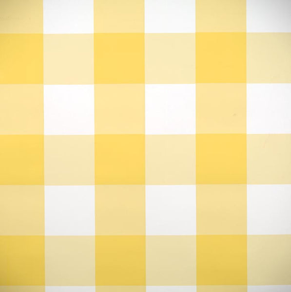 Scalamandre Wallpaper WP88203-003 Gertrude's Plaid Yellow Plaid