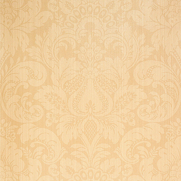 Scalamandre Wallpaper WP88213-002 Daphne Antique White