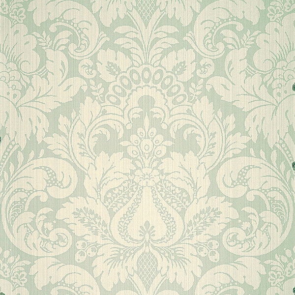 Scalamandre Wallpaper WP88213-008 Daphne Aqua