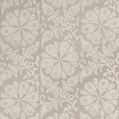 Scalamandre Wallpaper WP88278-003 Shalimar Cream On Grey