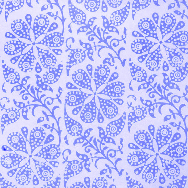 Scalamandre Wallpaper WP88278-006 Shalimar Periwinkle On Ivory