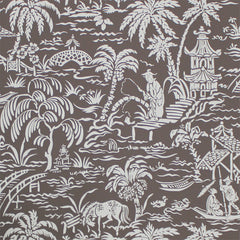 Scalamandre Wallpaper WP88288-007 Pechen Des Perles Cocoa Brown