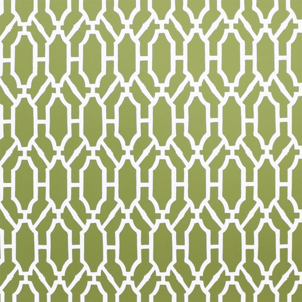 Scalamandre Wallpaper WP88325-005 Pavilion Trellis Moss