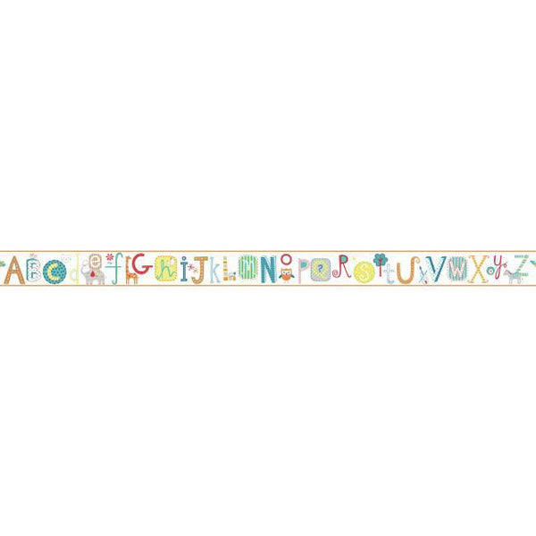 York Wallpaper YS9119BD Kids Book Alphabet Border