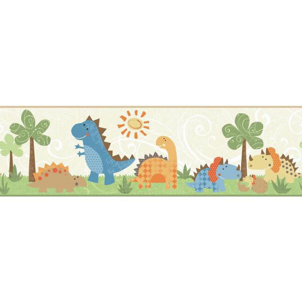 York Wallpaper YS9178BD Kids Book Babysaurus Border