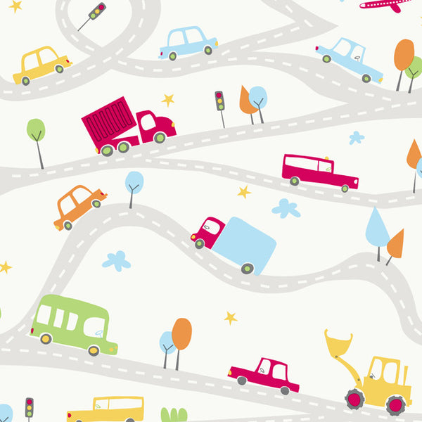 York YS9211 Peek-A-Boo Around Town Wallpaper