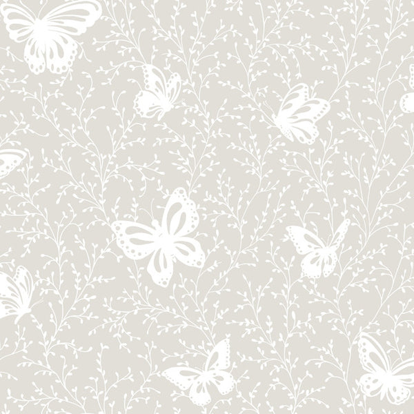 York YS9220 Peek-A-Boo Butterfly Garden Wallpaper