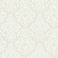 York YS9324 Beige Book Delicate Document Damask Wallpaper