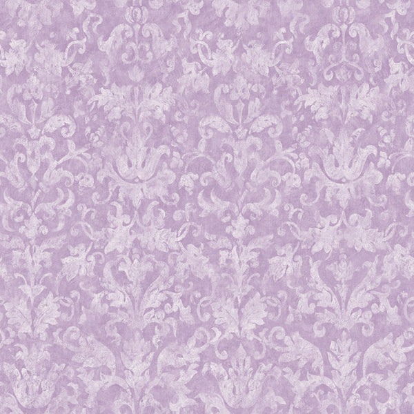 York YS9355 Peek-A-Boo Distressed Damask Wallpaper