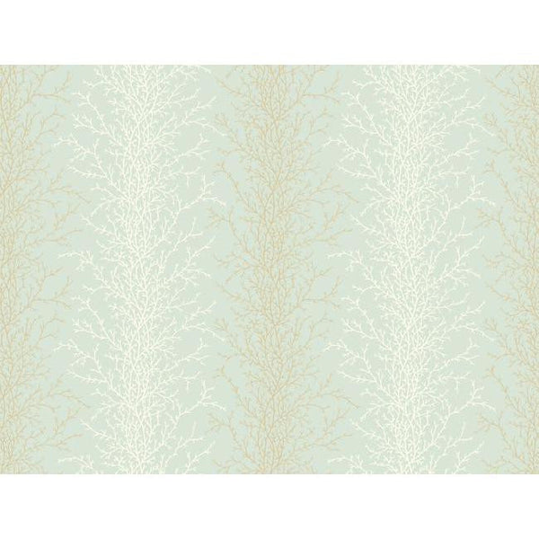 York YV8988 Blue Book Coral Stripe Wallpaper
