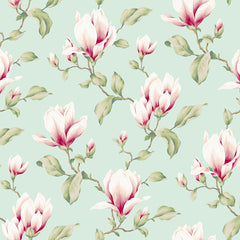 York YV8996 Ashford House Blooms Magnolia Branch Wallpaper