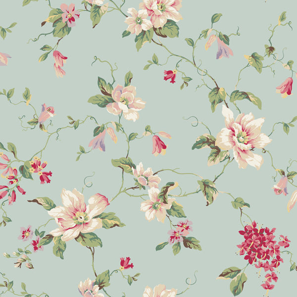 York YV9021 Ashford House Blooms Magnolia Wallpaper