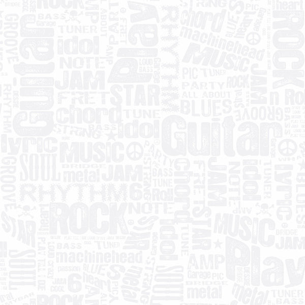 York ZB3124 Boys Will Be Boys Rocker Text Wallpaper