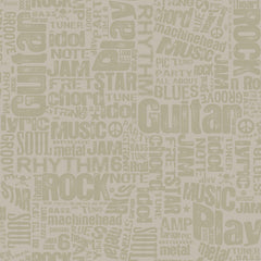 York ZB3128 Boys Will Be Boys Rocker Text Wallpaper