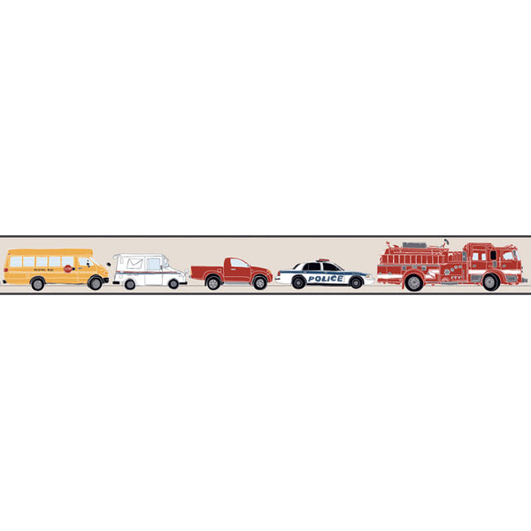 York Wallpaper ZB3154BD Boys Will Be Boys Small Main Street Border