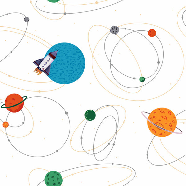 York ZB3232 Boys Will Be Boys Space Wallpaper