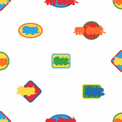 York ZB3285 Boys Will Be Boys Thomas Icons Wallpaper