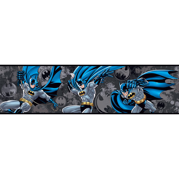 York Wallpaper ZB3290BD Boys Will Be Boys Batman Border