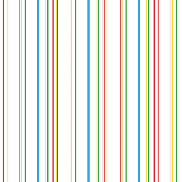 York ZB3340 Boys Will Be Boys Wide Multi Stripe Wallpaper