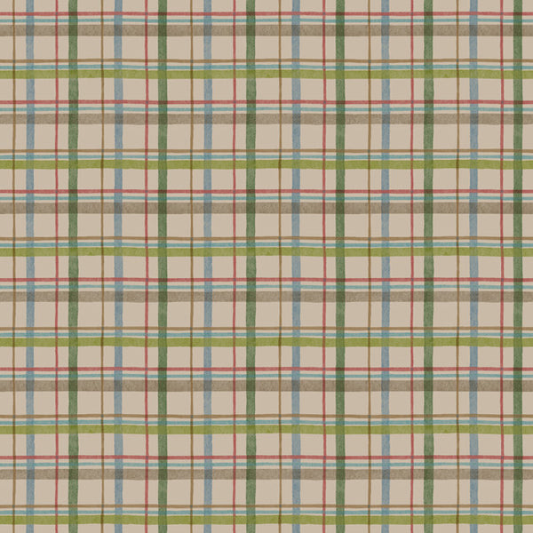 York ZB3411 Boys Will Be Boys Washy Plaid Wallpaper