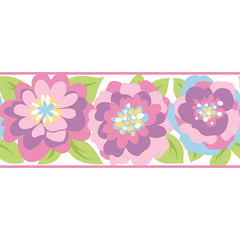 York Wallpaper ZB3439BD Border Portfolio II Graphic Garden Border